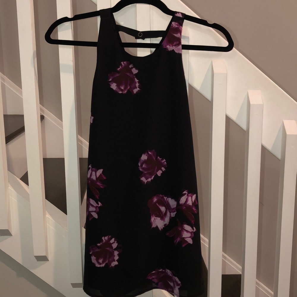 Sanctuary Black Floral Print Tank